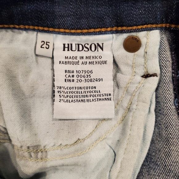 Hudson Krista Crop Skinny Jeans Release Hem - Picture 7 of 8